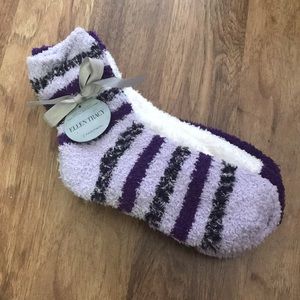 Brand New Ellen Tracy Fuzzy Socks